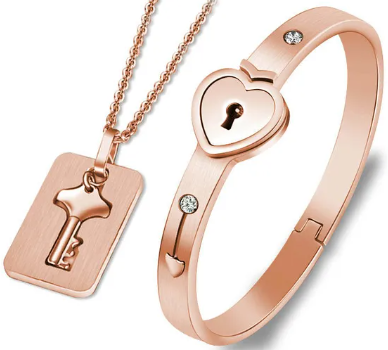 Stainless Steel Key Pendant